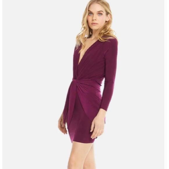 MISA Los Angeles Ophelie Mini Dress In purple Size Small - Picture 1 of 10